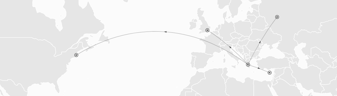 Abroad Clients Map